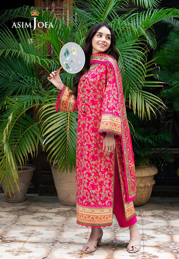 AJUUB-24 PRINTED LAWN 3 PC