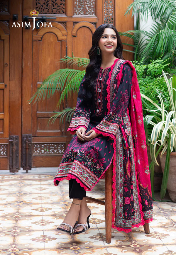 AJUUB-21 PRINTED LAWN 3 PC