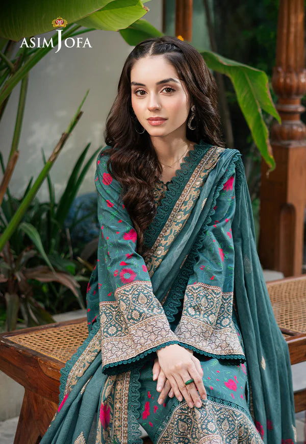 AJUUB-38 PRINTED LAWN 3 PC