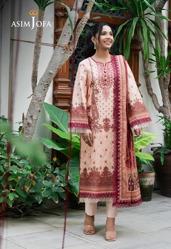 AJUUB-22 PRINTED LAWN 3 PC