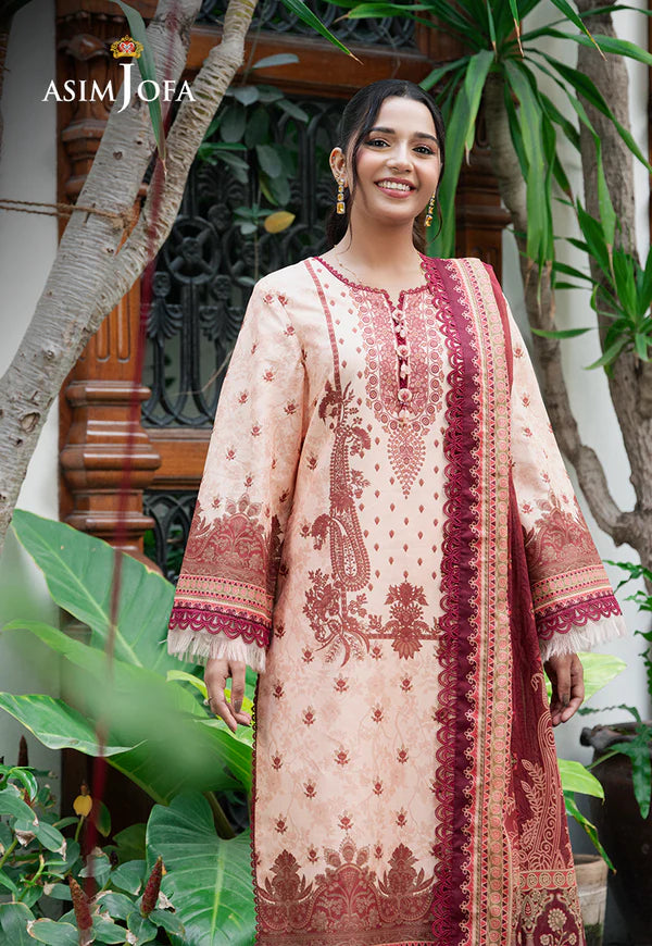 AJUUB-22 PRINTED LAWN 3 PC