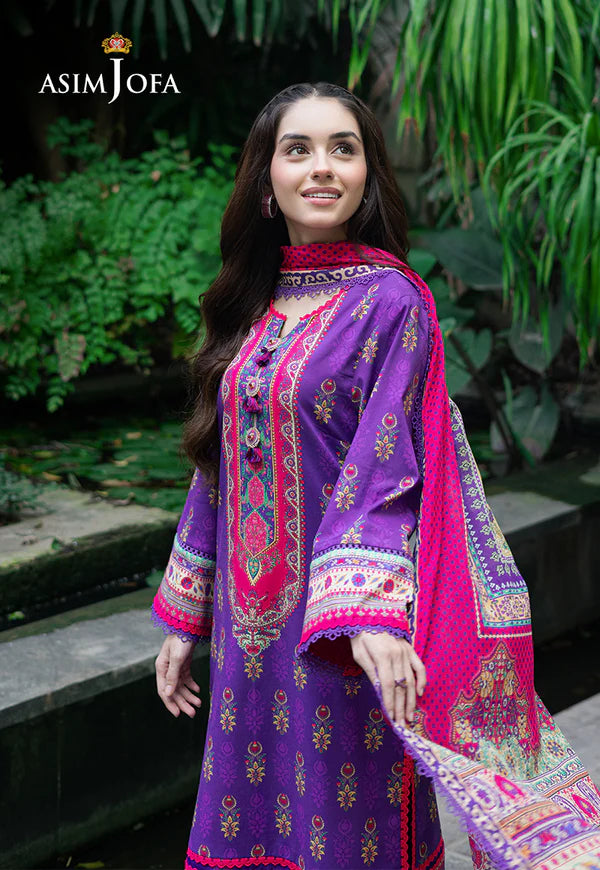 AJUUB-34 PRINTED LAWN 3 PC