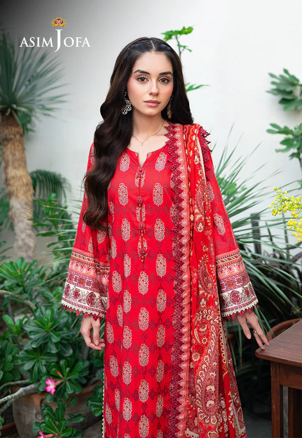 AJUUB-35 PRINTED LAWN 3 PC