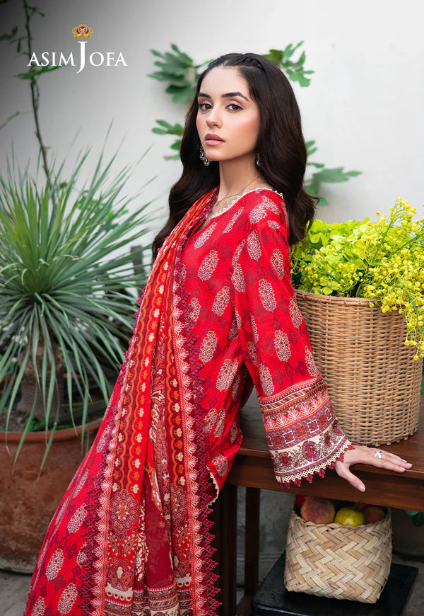 AJUUB-35 PRINTED LAWN 3 PC