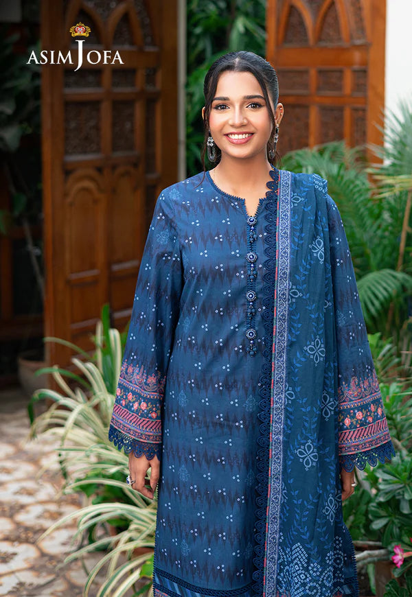 AJUUB-37 PRINTED LAWN 3 PC