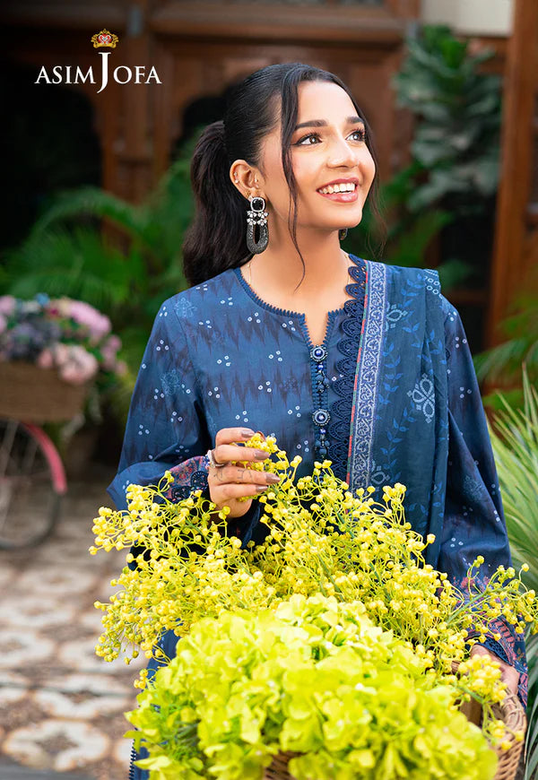 AJUUB-37 PRINTED LAWN 3 PC