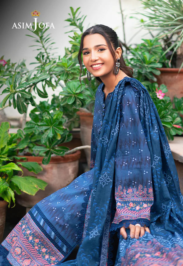 AJUUB-37 PRINTED LAWN 3 PC