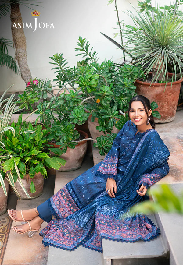 AJUUB-37 PRINTED LAWN 3 PC