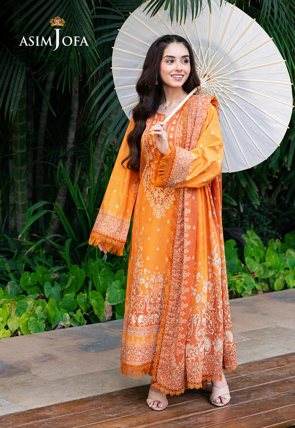 AJUUB-29 PRINTED LAWN 3 PC