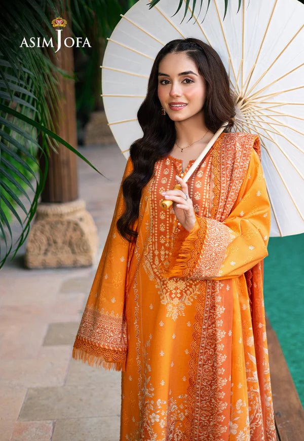 AJUUB-29 PRINTED LAWN 3 PC