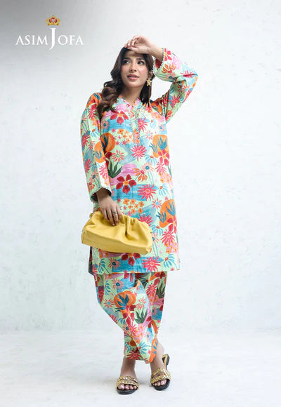 AJPB-203 PRINTED CAMBRIC STITCHED 2PCS