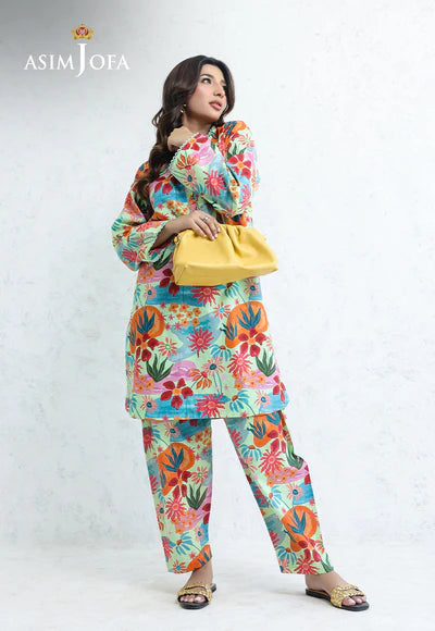 AJPB-203 PRINTED CAMBRIC STITCHED 2PCS