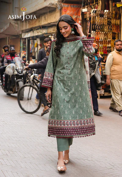 AJUBF-77 DIGITAL PRINTED LAWN 3 PCS