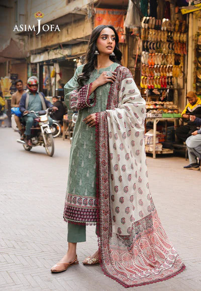 AJUBF-77 DIGITAL PRINTED LAWN 3 PCS