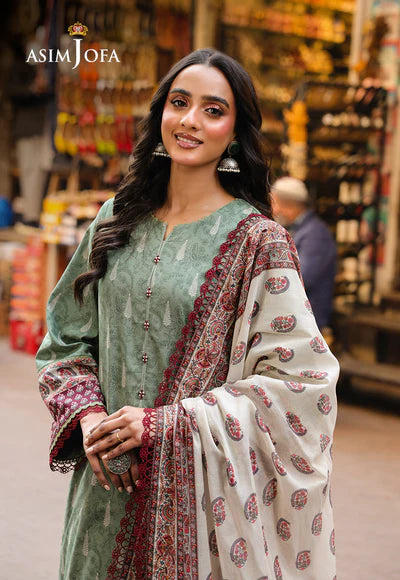 AJUBF-77 DIGITAL PRINTED LAWN 3 PCS