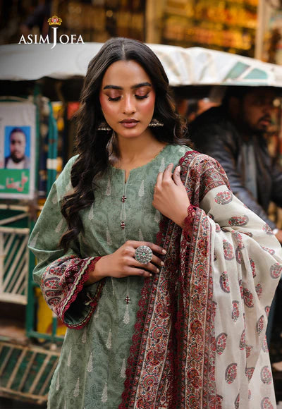 AJUBF-77 DIGITAL PRINTED LAWN 3 PCS