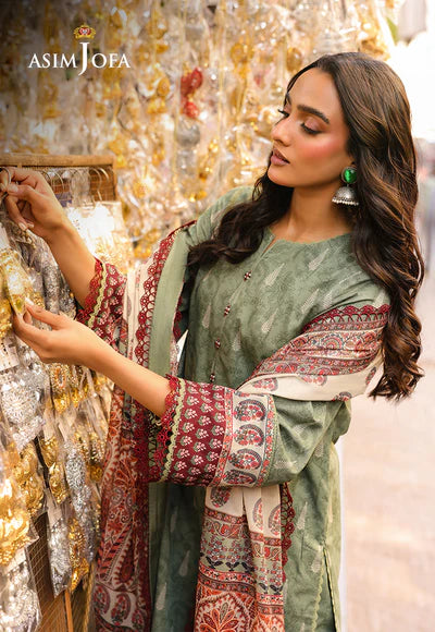 AJUBF-77 DIGITAL PRINTED LAWN 3 PCS