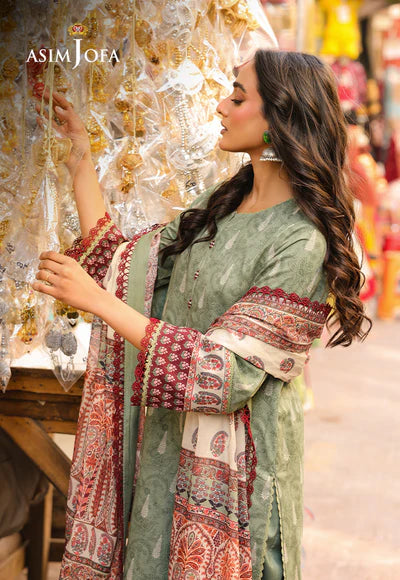 AJUBF-77 DIGITAL PRINTED LAWN 3 PCS