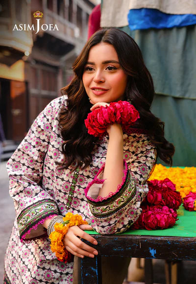 AJUBF-91 DIGITAL PRINTED LAWN 3 PCS