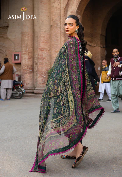 AJUBF-88 DIGITAL PRINTED LAWN 3 PCS