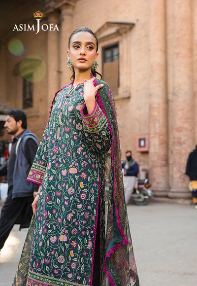 AJUBF-88 DIGITAL PRINTED LAWN 3 PCS