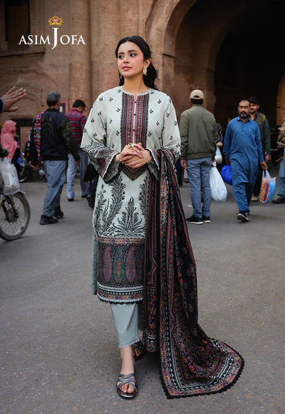 AJUBF-56 DIGITAL PRINTED LAWN 2 PCS