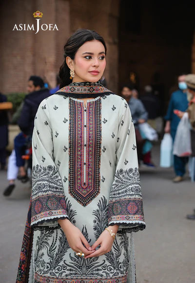 AJUBF-56 DIGITAL PRINTED LAWN 2 PCS