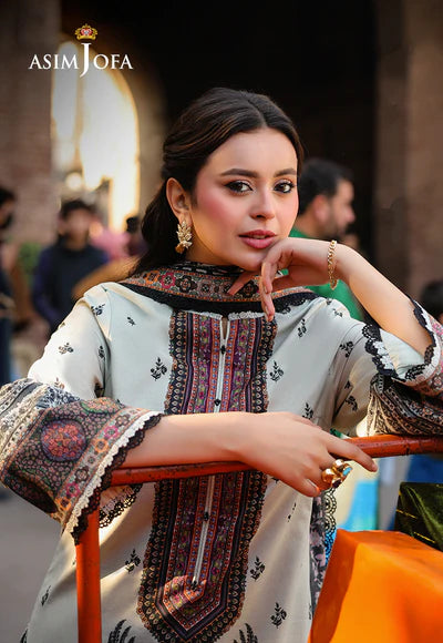 AJUBF-56 DIGITAL PRINTED LAWN 2 PCS