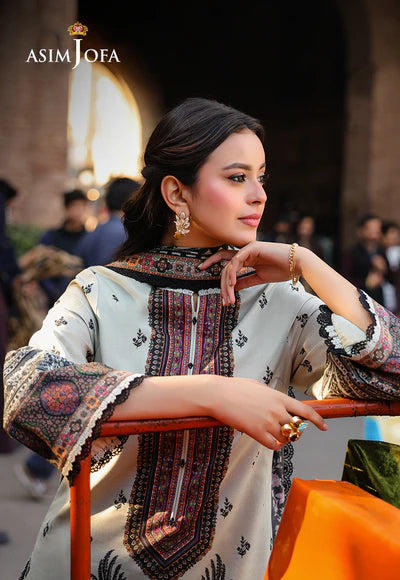 AJUBF-56 DIGITAL PRINTED LAWN 2 PCS