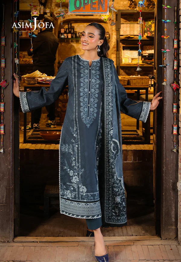 AJUBF-76 DIGITAL PRINTED LAWN 3 PCS