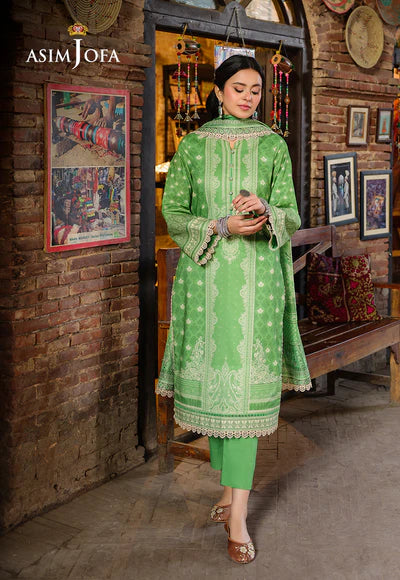 AJUBF-53 DIGITAL PRINTED LAWN 2 PCS