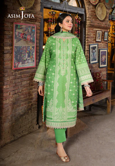 AJUBF-53 DIGITAL PRINTED LAWN 2 PCS