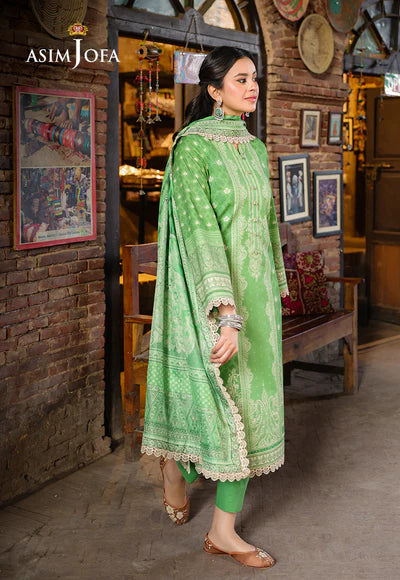 AJUBF-53 DIGITAL PRINTED LAWN 2 PCS