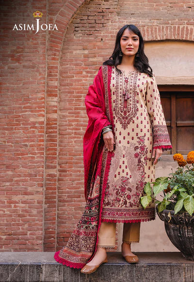 AJUBF-55 DIGITAL PRINTED LAWN 2 PCS