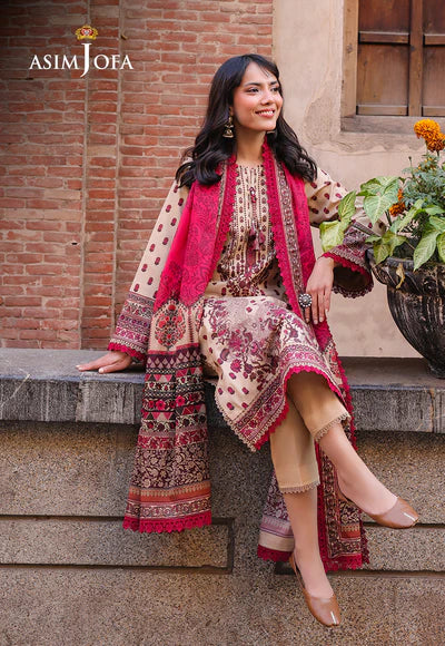 AJUBF-55 DIGITAL PRINTED LAWN 2 PCS