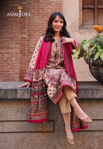 AJUBF-55 DIGITAL PRINTED LAWN 2 PCS