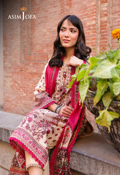 AJUBF-55 DIGITAL PRINTED LAWN 2 PCS