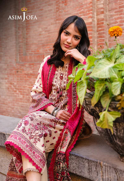 AJUBF-55 DIGITAL PRINTED LAWN 2 PCS