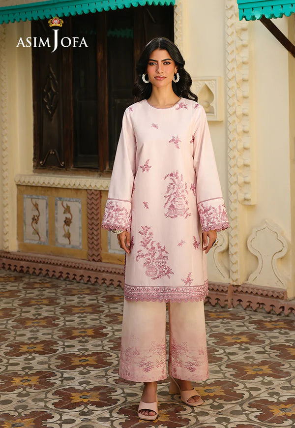 AJUBF-03 EMBROIDERED JACQUARD 2 PCS