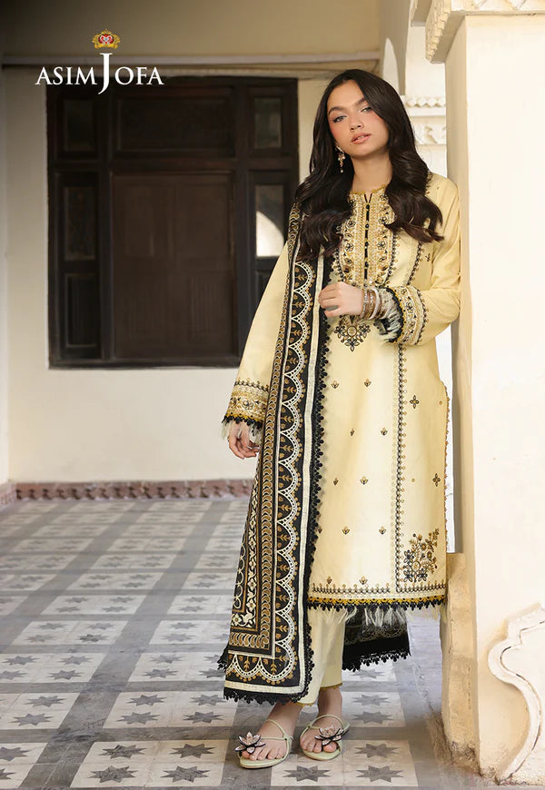 AJUBF-17 EMBROIDERED DOBBY 3 PCS