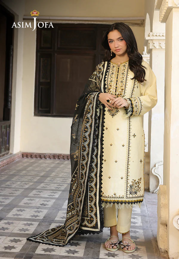 AJUBF-17 EMBROIDERED DOBBY 3 PCS