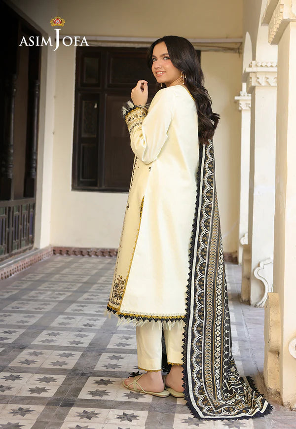 AJUBF-17 EMBROIDERED DOBBY 3 PCS