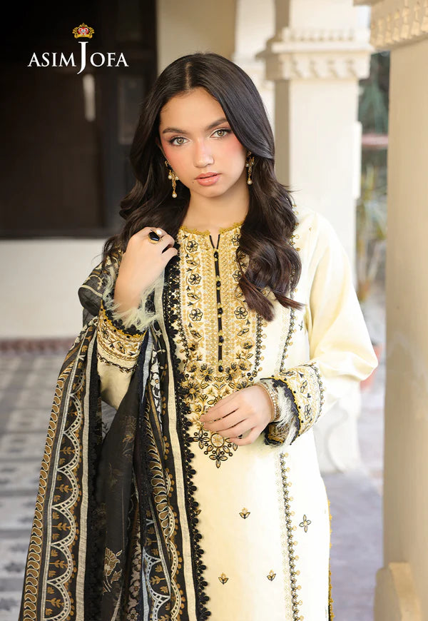 AJUBF-17 EMBROIDERED DOBBY 3 PCS