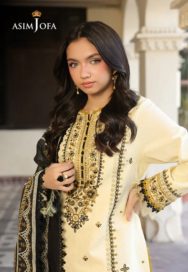 AJUBF-17 EMBROIDERED DOBBY 3 PCS