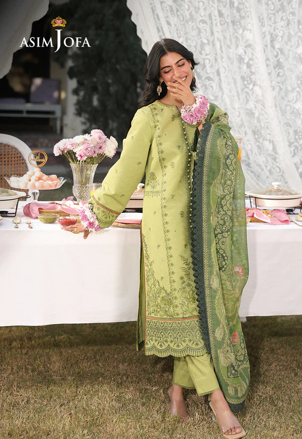 AJUBF-16 EMBROIDERED DOBBY 3 PCS