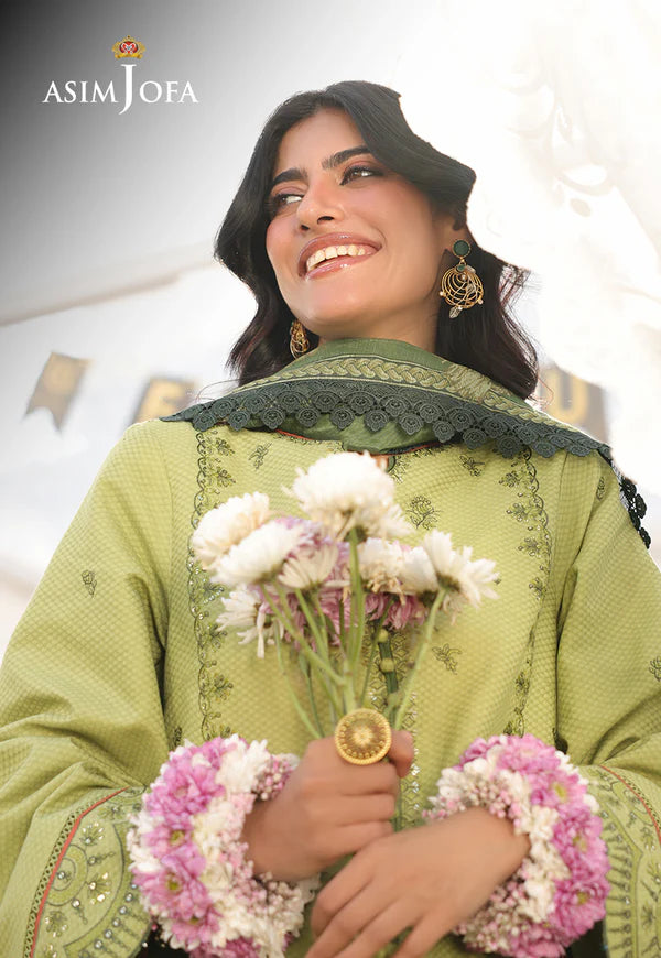 AJUBF-16 EMBROIDERED DOBBY 3 PCS