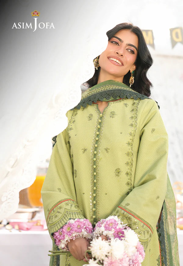 AJUBF-16 EMBROIDERED DOBBY 3 PCS