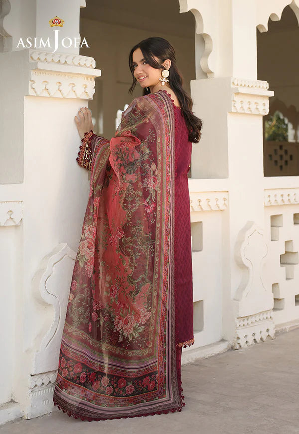 AJUBF-09 EMBROIDERED JACQUARD 3 PCS