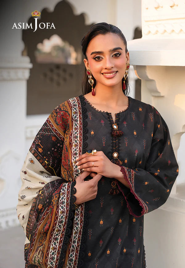 AJUBF-71 DIGITAL PRINTED LAWN 3 PCS