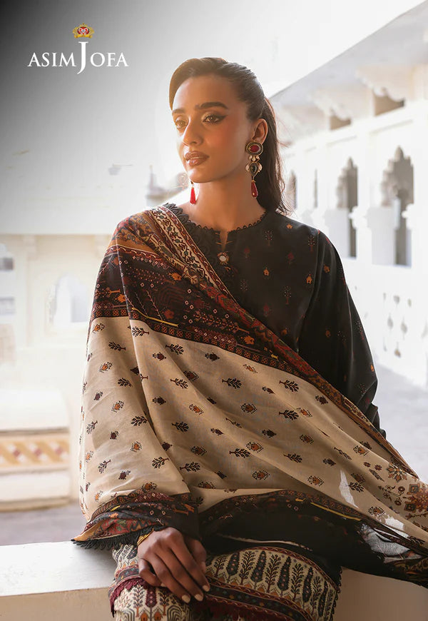 AJUBF-71 DIGITAL PRINTED LAWN 3 PCS